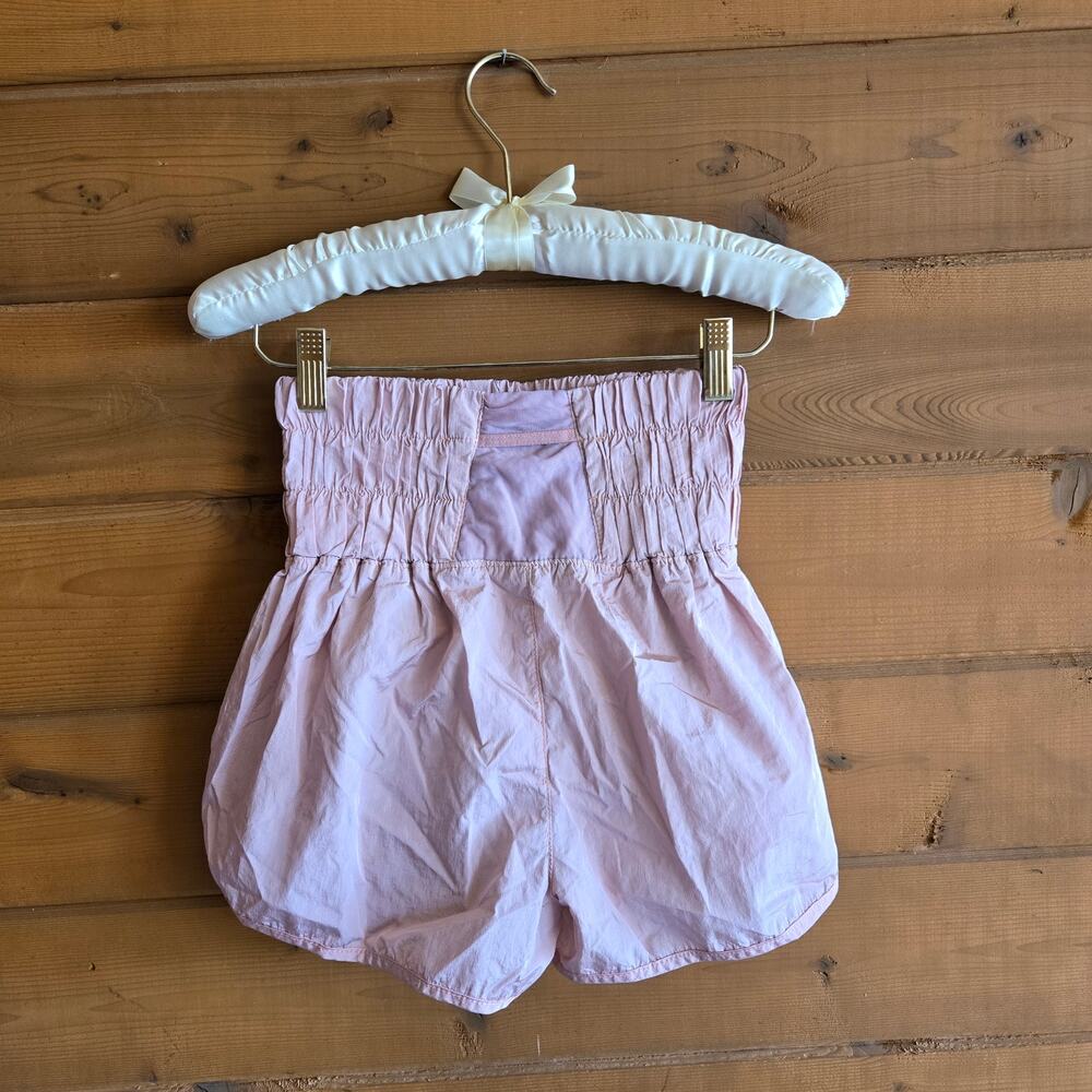 Free People Pink Way Home Short High Waist XS Blush Rose Workout Athletic Bottom - Picture 3 of 6